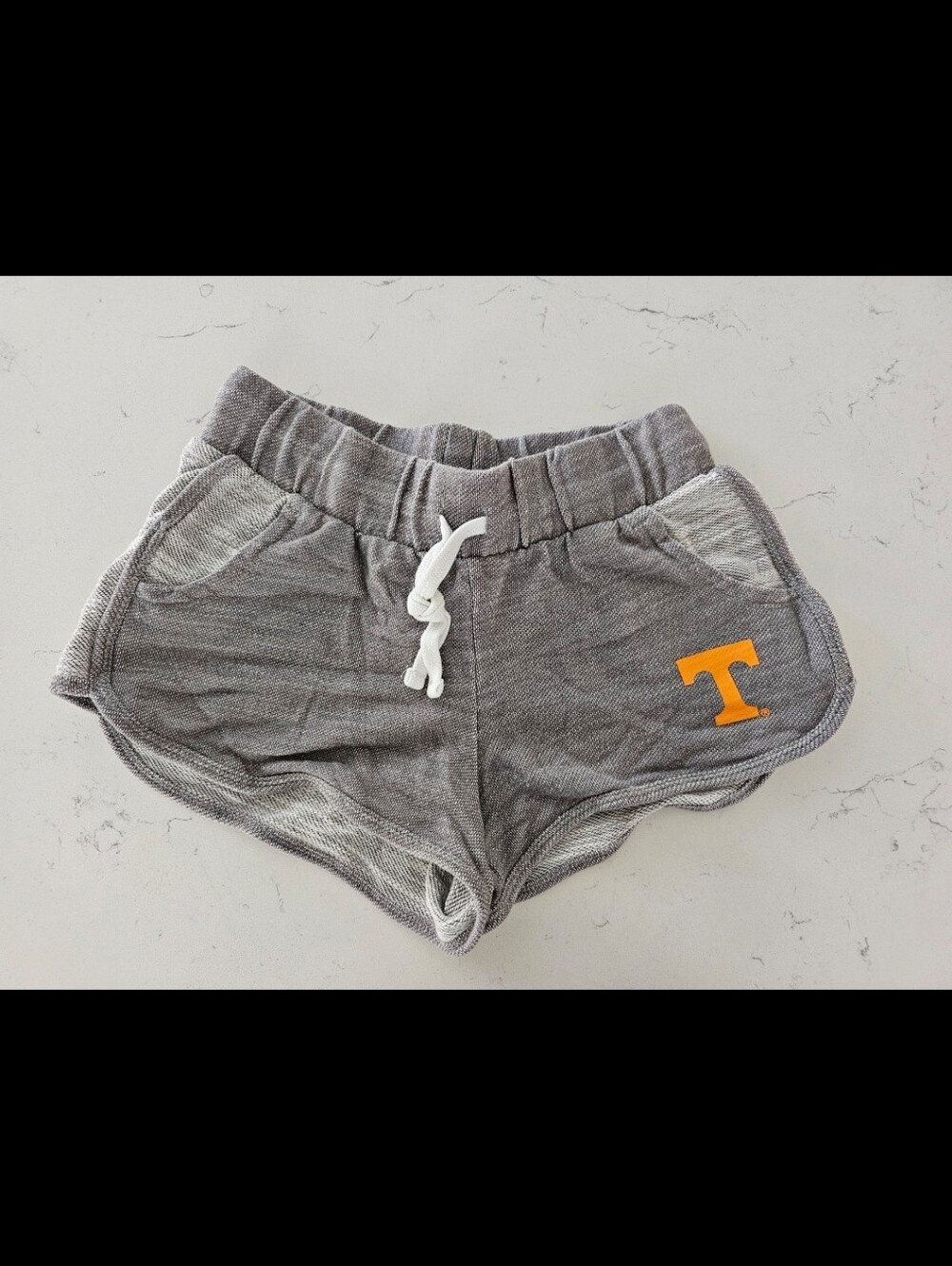 University Of Tennessee Volunteers UT Vols Gray Knit Drawstring Shorts Medium